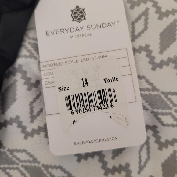 37. Everyday Sunday one-piece swimsuit. Size 14. NWT - Picture 3 of 6